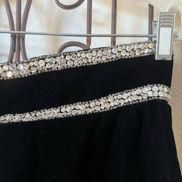 Vintage custom tailored velvet skirt for a celebrity award show. size medium. - Picture 3 of 5